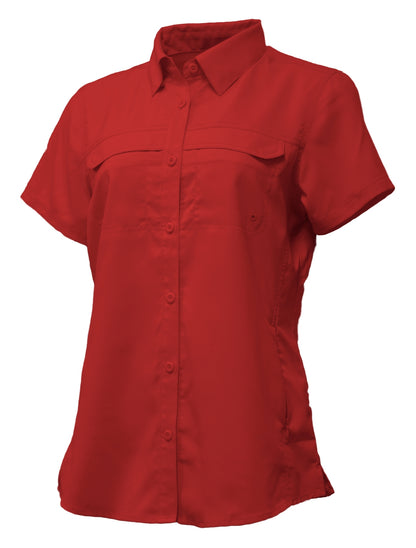 Women's Performance Fishing Shirt Custom Embroidery Available