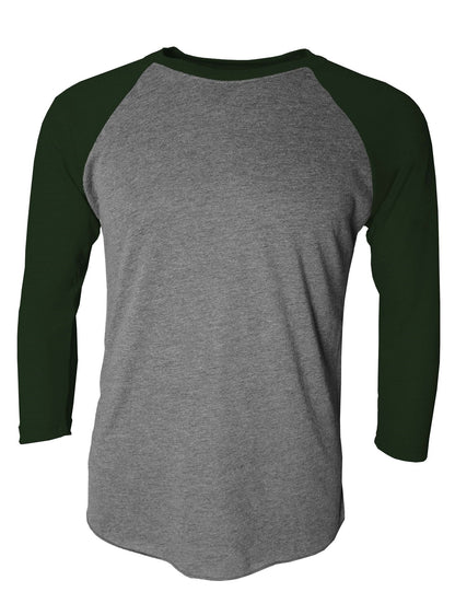 Unisex Triblend 3/4 Sleeve Raglan Baseball T-Shirt