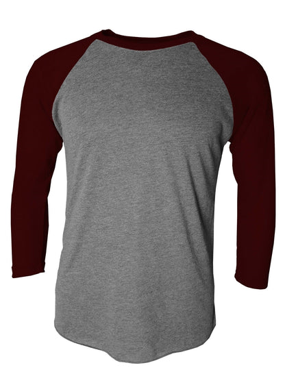 Unisex Triblend 3/4 Sleeve Raglan Baseball T-Shirt