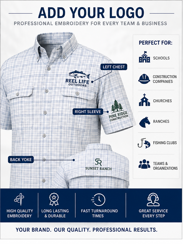 Plaid Performance Fishing Shirt