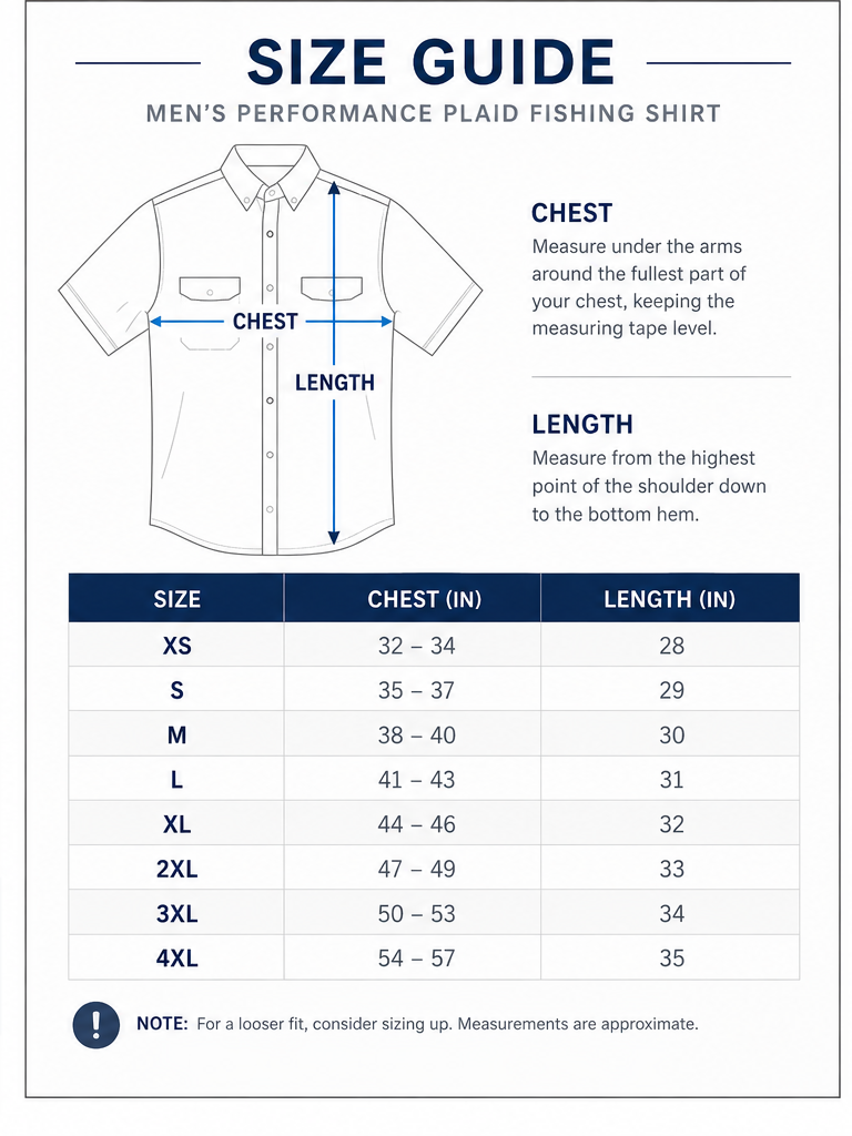 Plaid Performance Fishing Shirt
