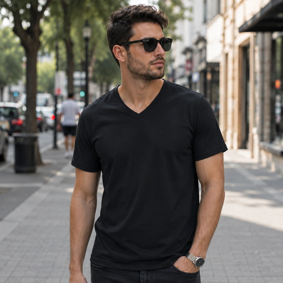 Performance V-Neck Short Sleeve Shirt