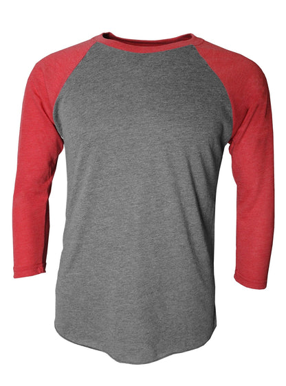 Unisex Triblend 3/4 Sleeve Raglan Baseball T-Shirt