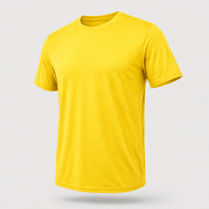 CloudFlex PS376 short-sleeve performance tee in Canary