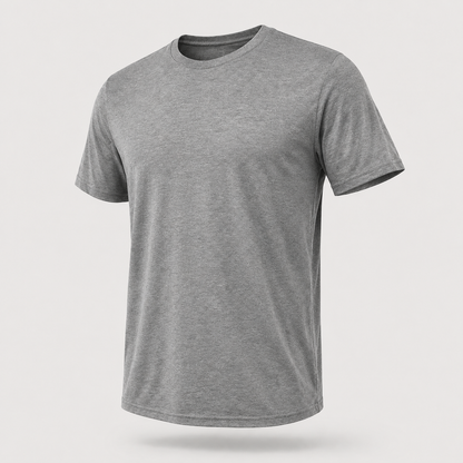 CloudFlex PS376 short-sleeve performance tee in Heather Grey