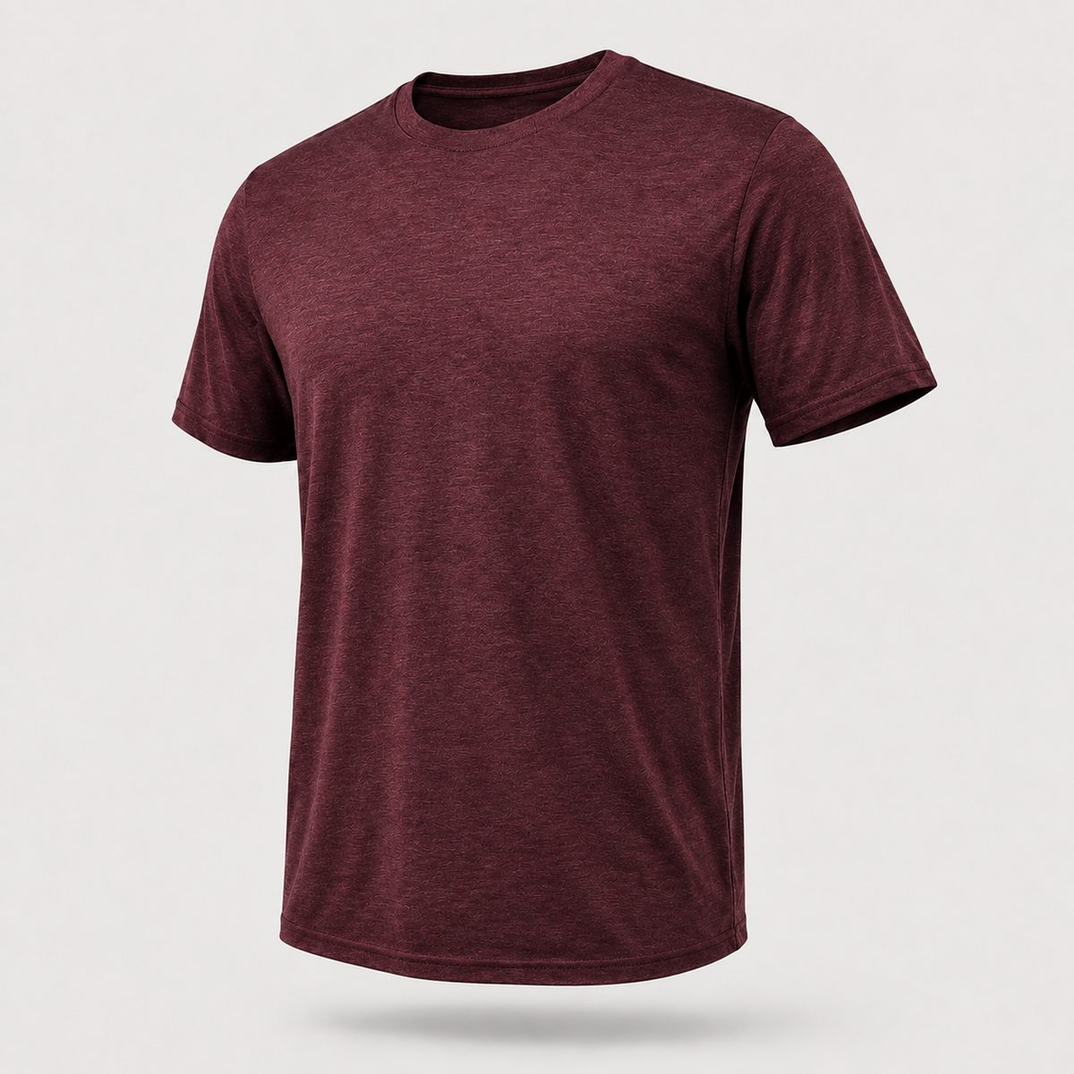 CloudFlex PS376 short-sleeve performance tee in Heather Maroon