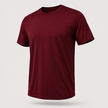 CloudFlex PS376 short-sleeve performance tee in Maroon