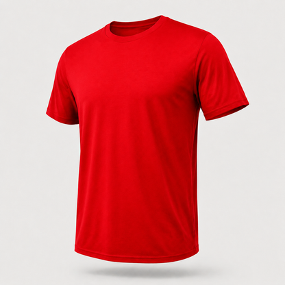 CloudFlex PS376 short-sleeve performance tee in Red